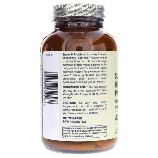Super 8 Hi-Potency Probiotic 42 Billion Cells, FL